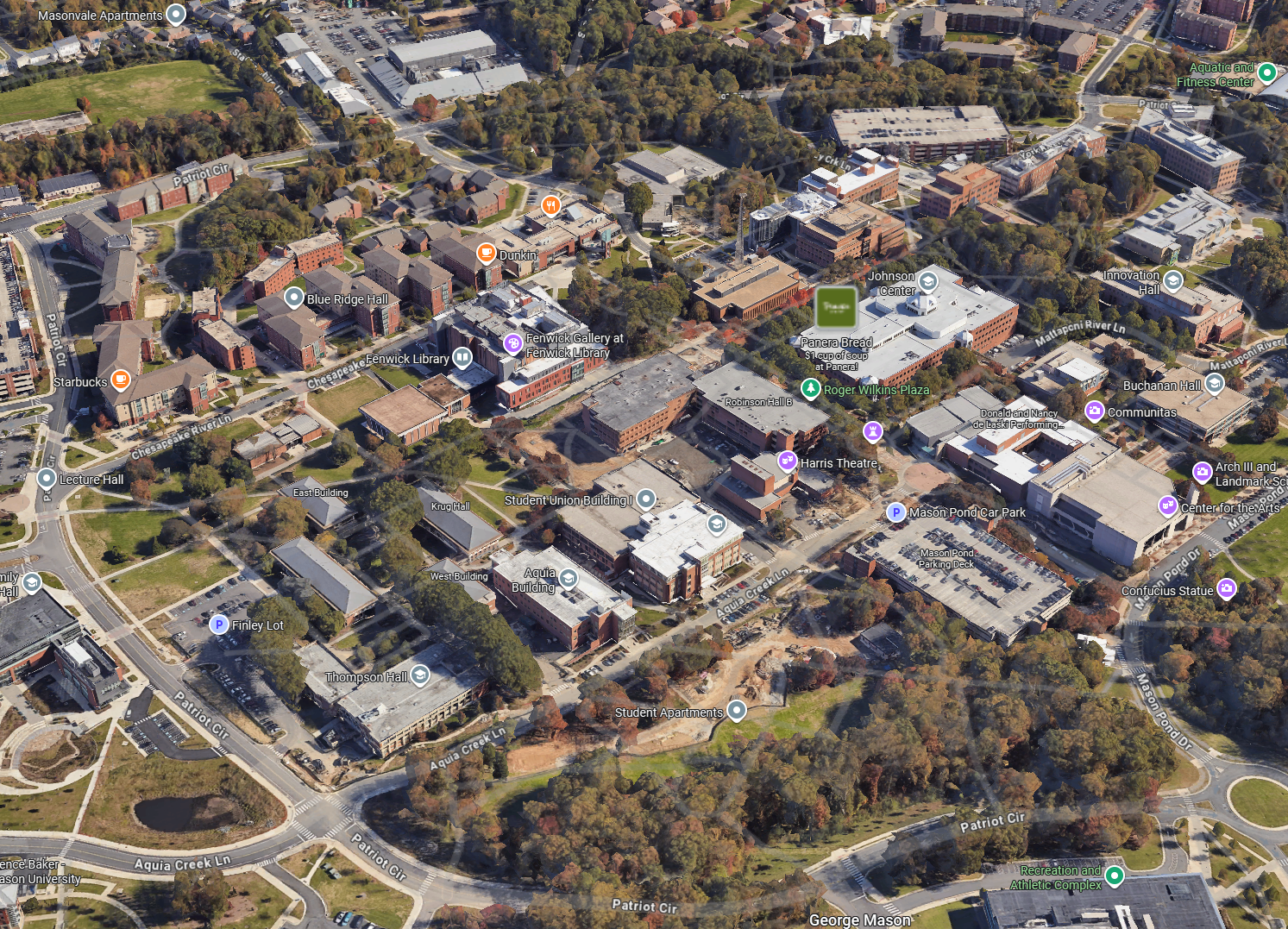 GMU campus comparison